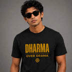Dharma Over Drama | Spiritual & Fitness Tee