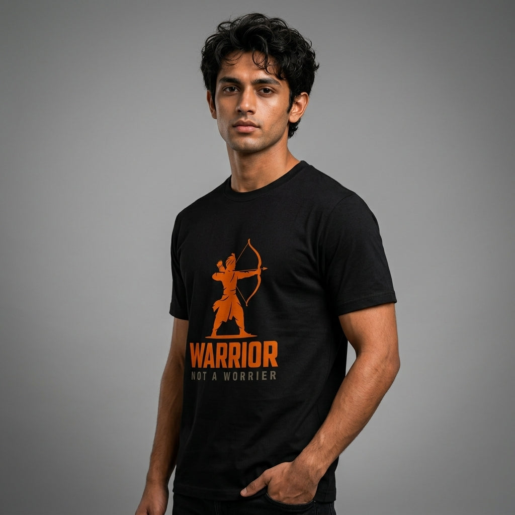 Warrior Not A Worrier | Motivational Tee