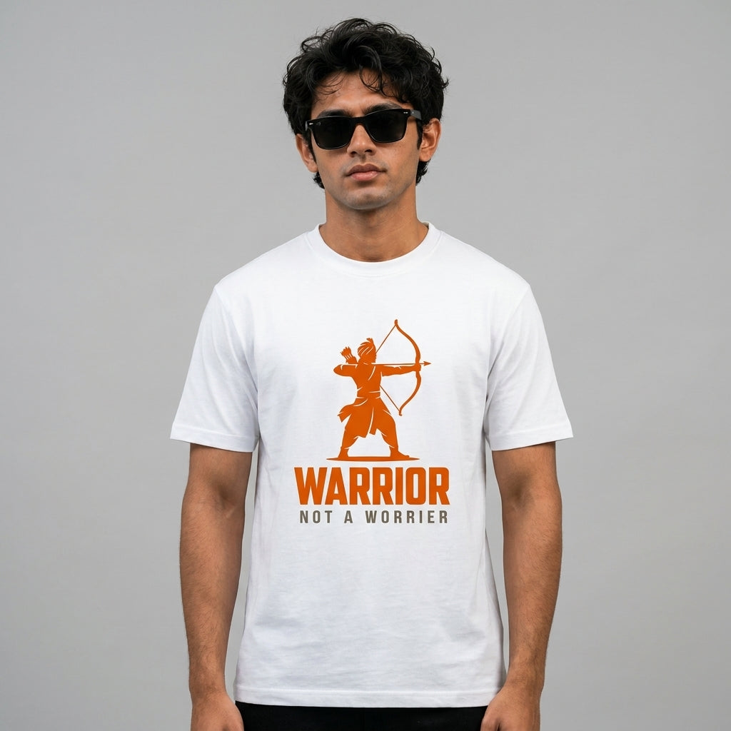 Warrior Not A Worrier | Motivational Tee
