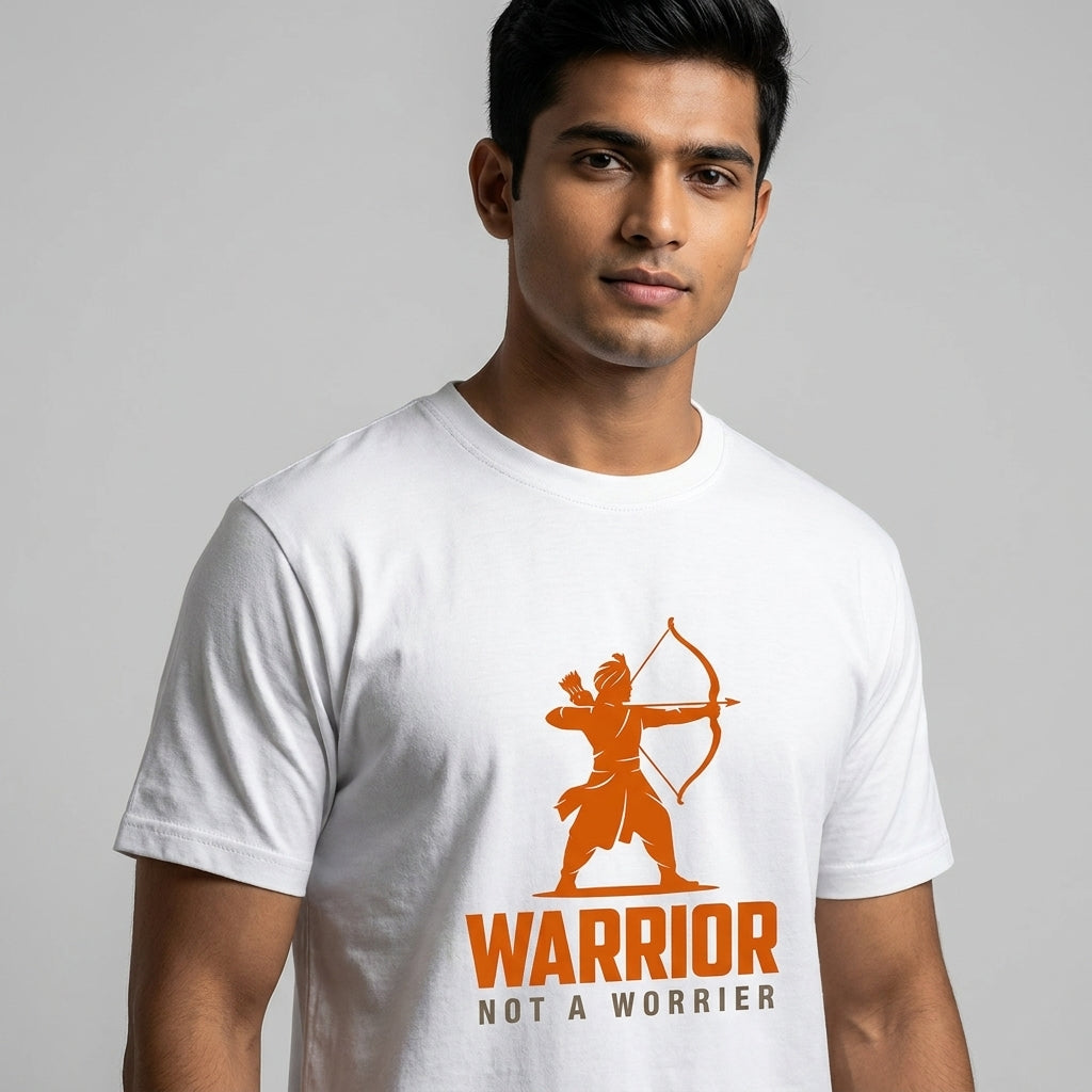 Warrior Not A Worrier | Motivational Tee