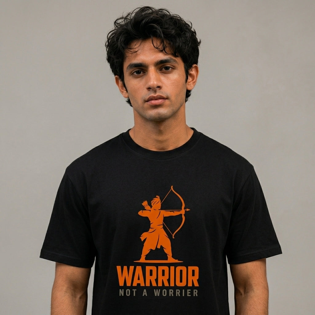 Warrior Not A Worrier | Motivational Tee