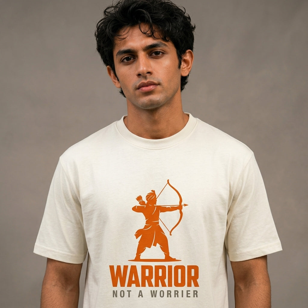Warrior Not A Worrier | Motivational Tee