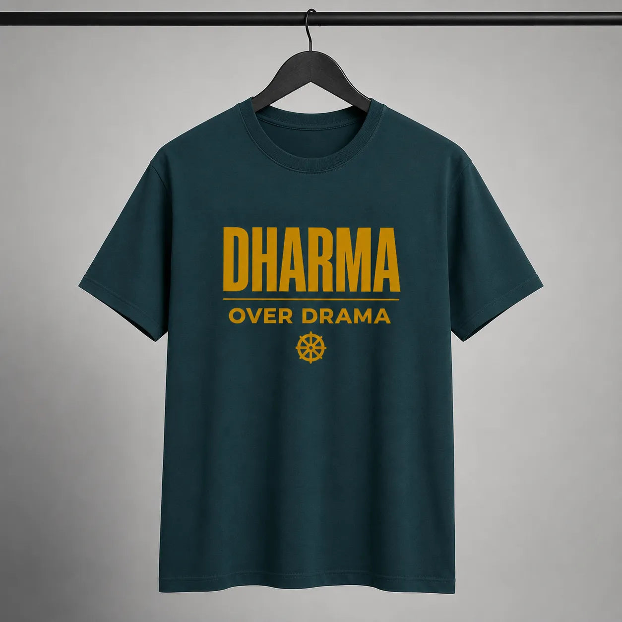 Dharma Over Drama | Spiritual & Fitness Tee