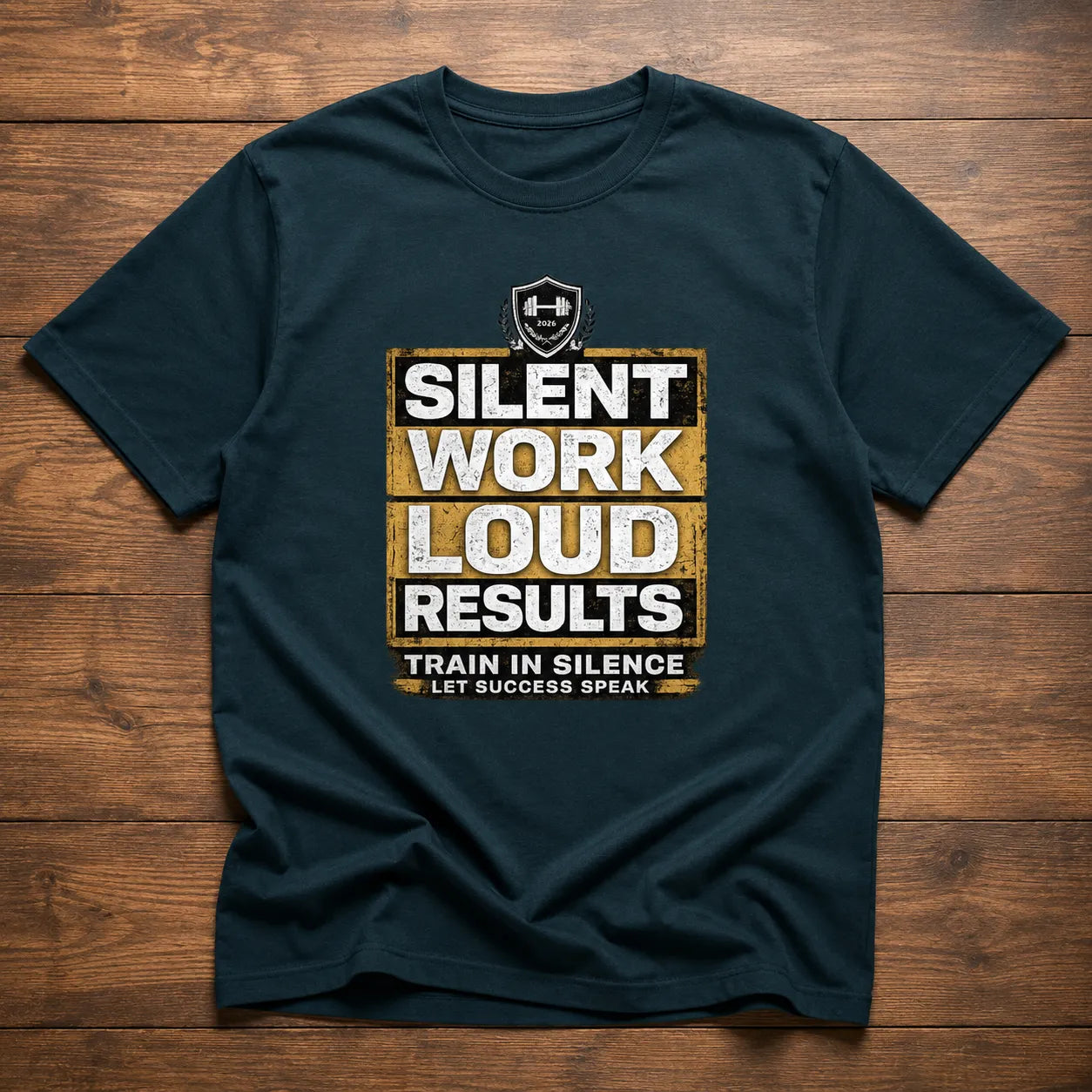 Silent Work Loud Results | Fitness Tee