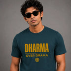 Dharma Over Drama | Spiritual & Fitness Tee