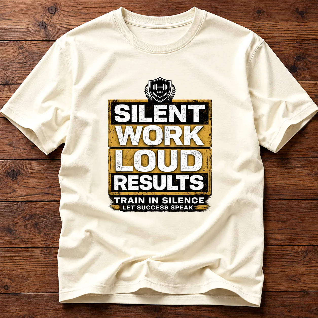 Silent Work Loud Results | Fitness Tee