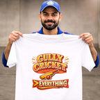 Gully Cricket Is Everything T-Shirt | Street Cricket Vibes | Black & White
