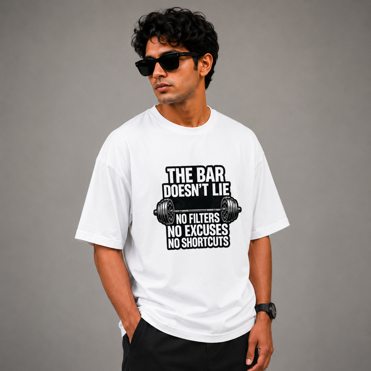 The Bar Doesn't Lie Gym | Fitness Tee