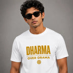 Dharma Over Drama | Spiritual & Fitness Tee