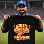 Gully Cricket Is Everything T-Shirt | Street Cricket Vibes | Black & White